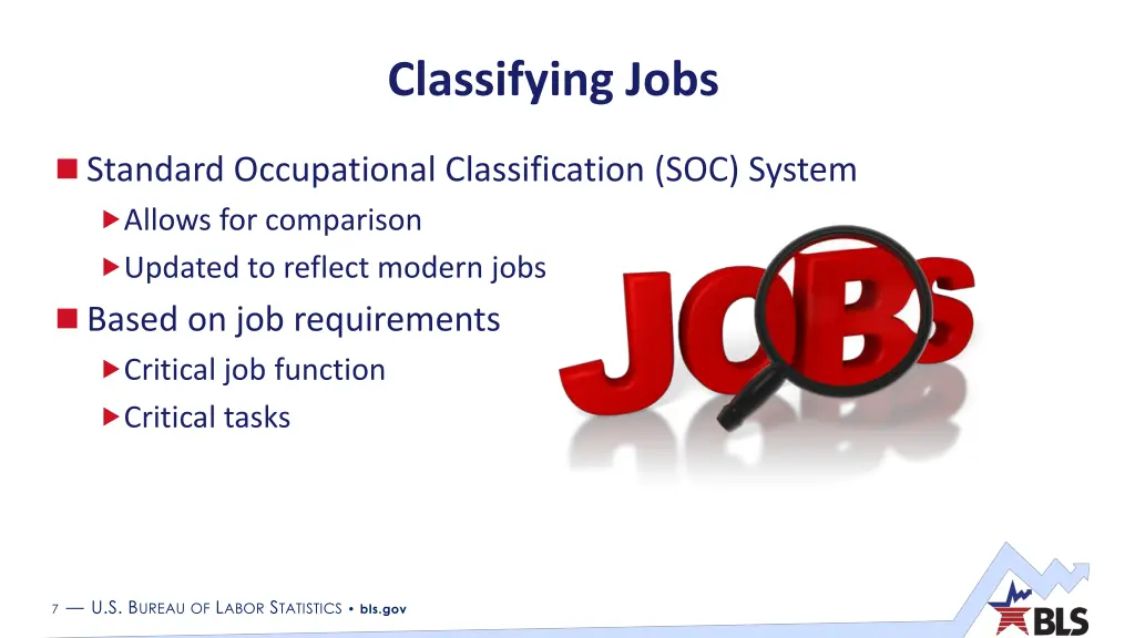 classifying jobs