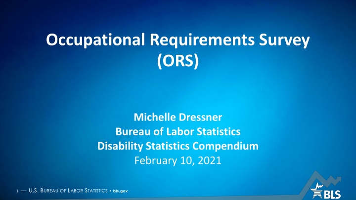 occupational requirements survey ors