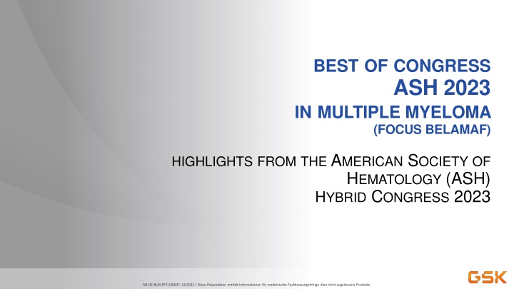 best of congress ash 2023 in multiple myeloma