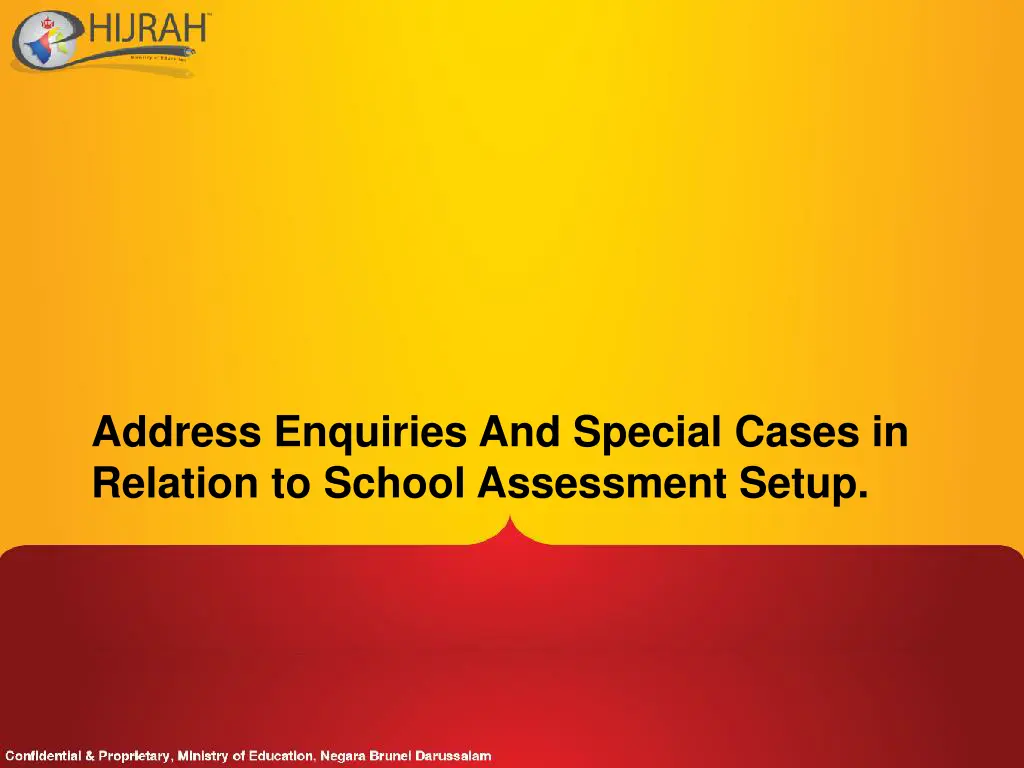 address enquiries and special cases in relation