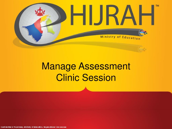 manage assessment clinic session