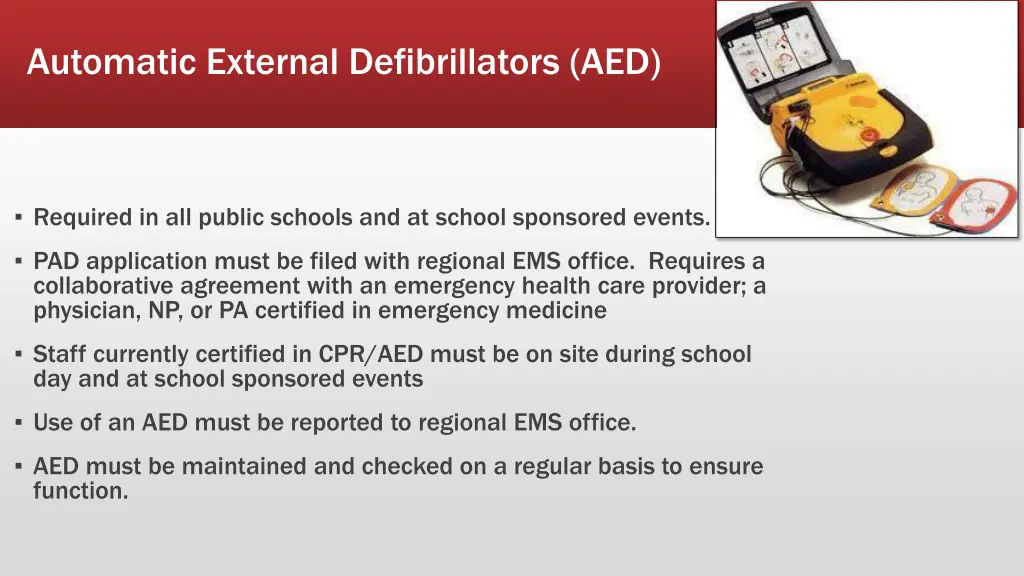 automatic external defibrillators aed