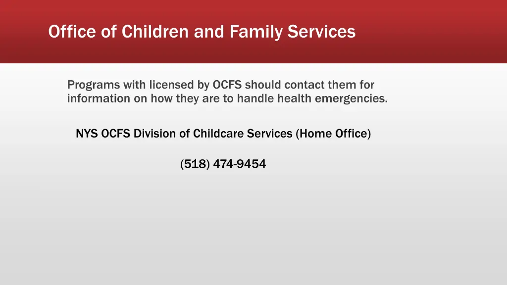 office of children and family services