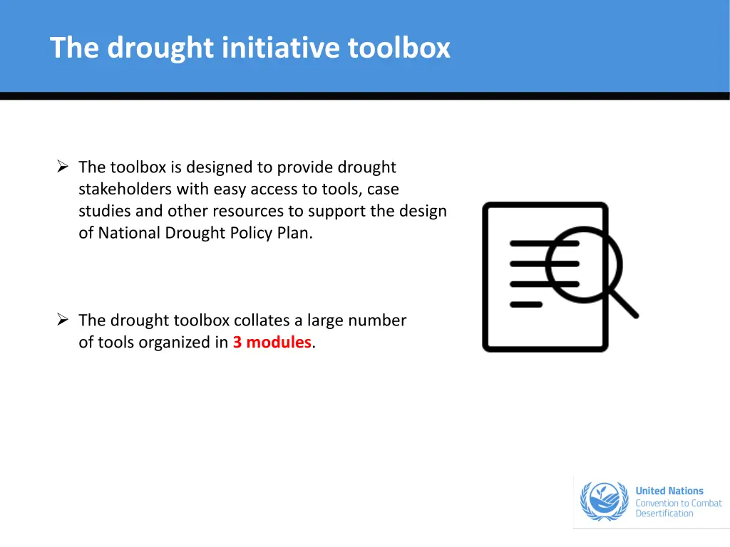 the drought initiative toolbox