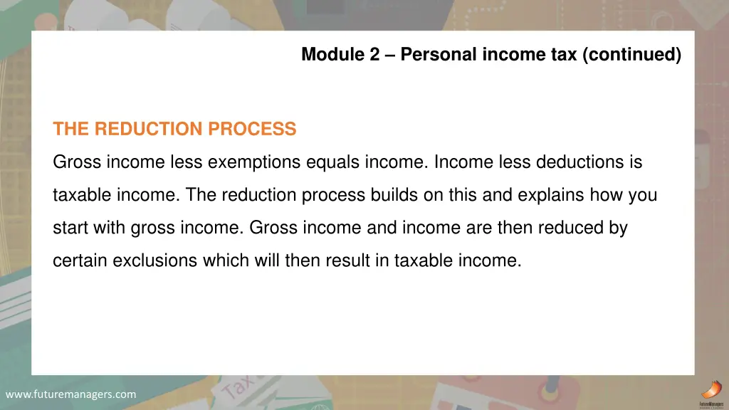 module 2 personal income tax continued 2