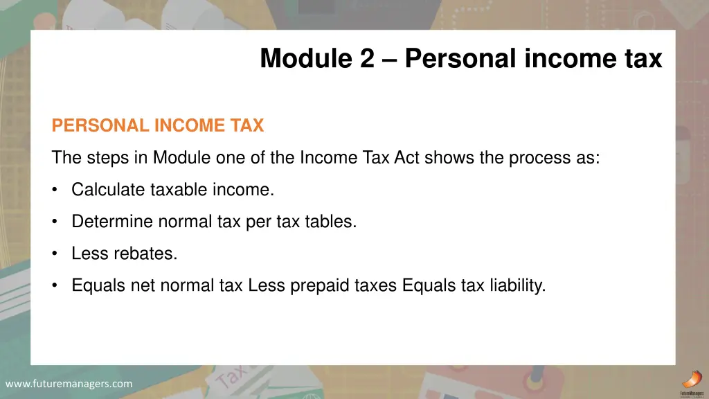 module 2 personal income tax