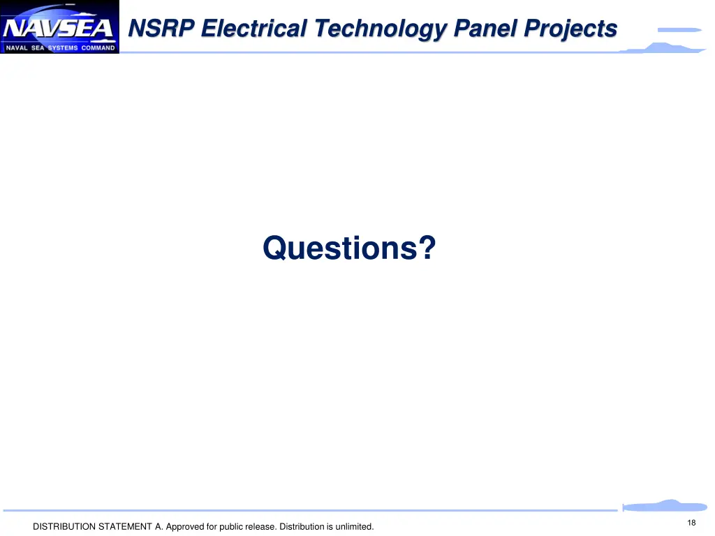 nsrp electrical technology panel projects 2