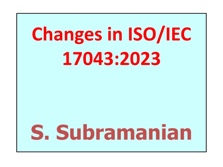 changes in iso iec 17043 2023