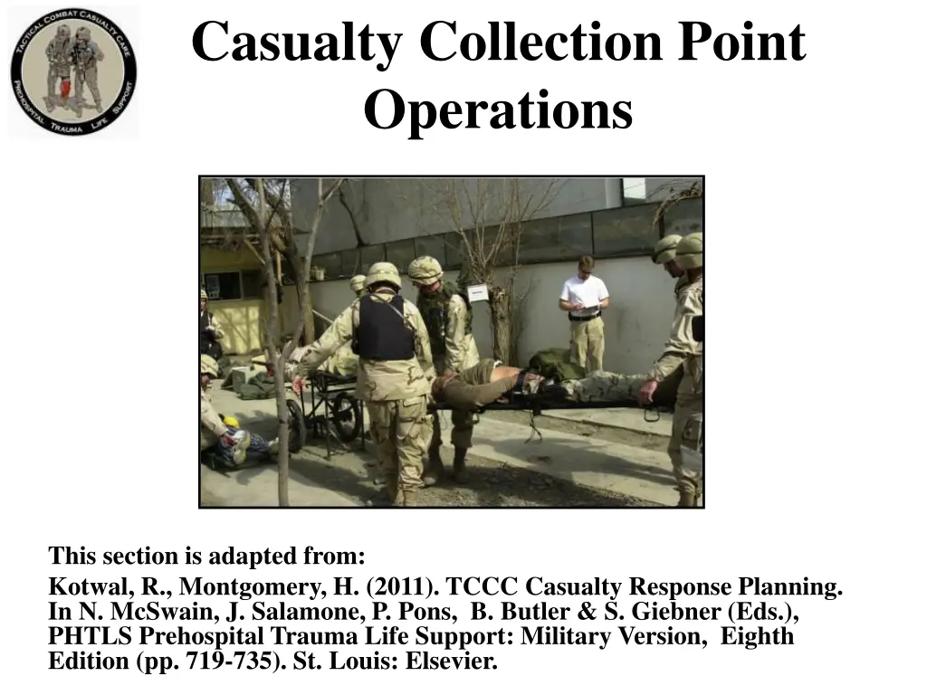 casualty collection point operations