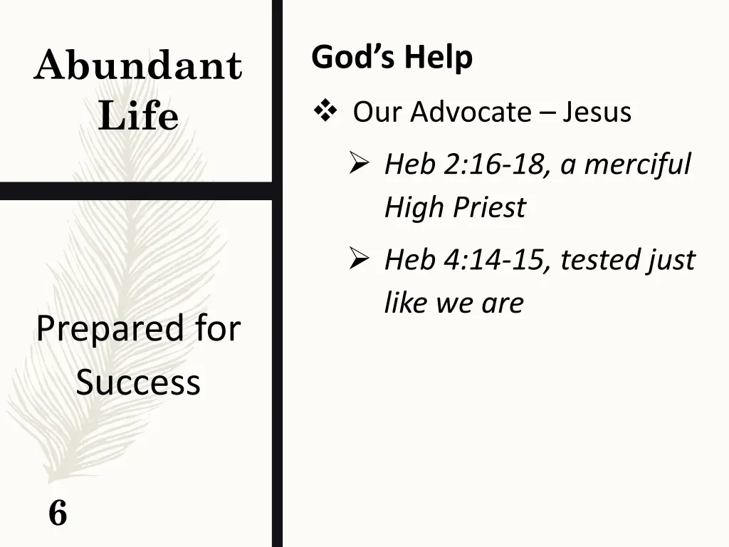 abundant life 4