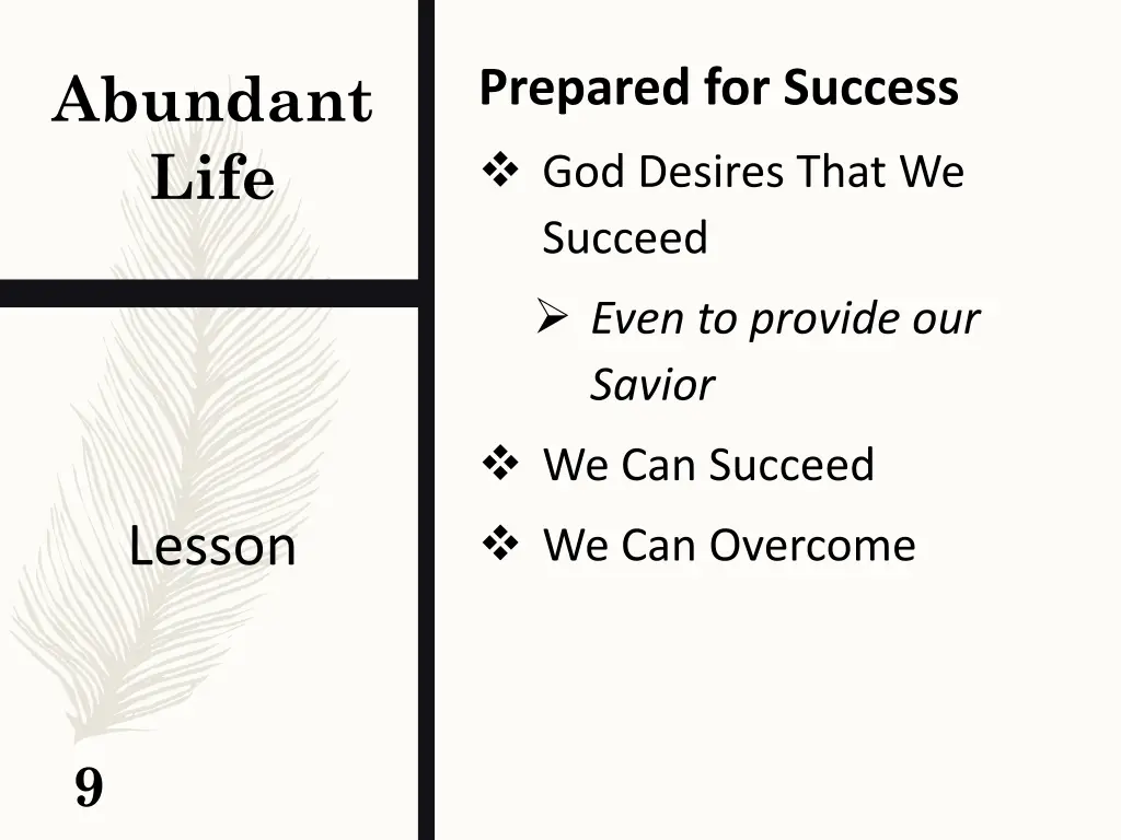 abundant life 6