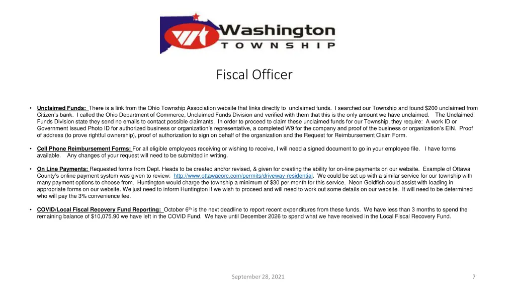 fiscal officer