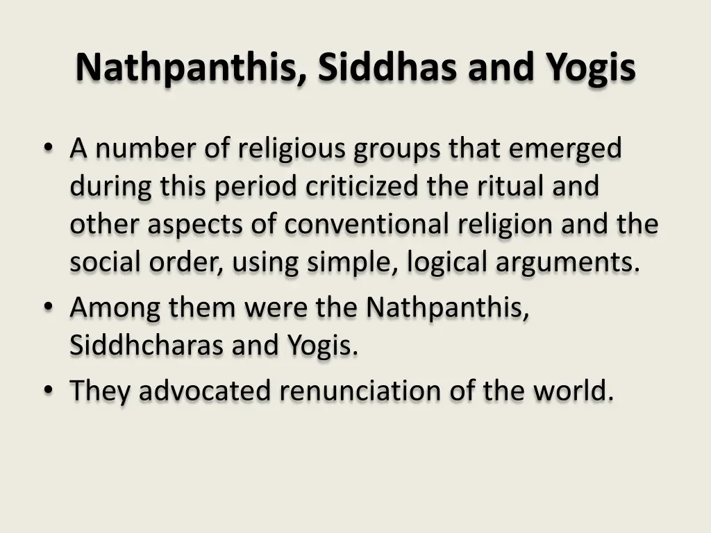 nathpanthis siddhas and yogis