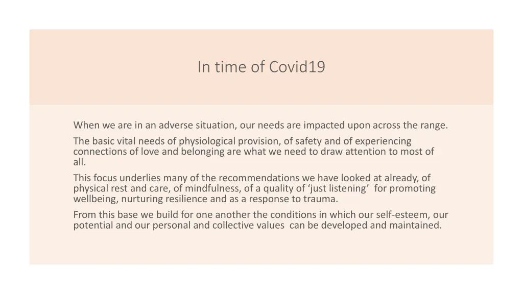 in time of covid19