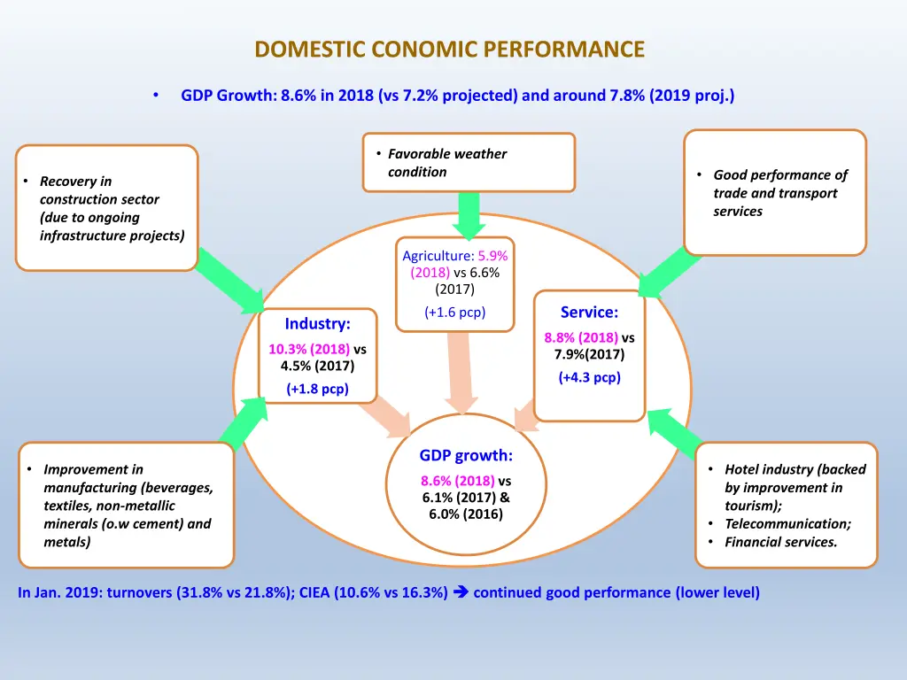 domestic conomic performance