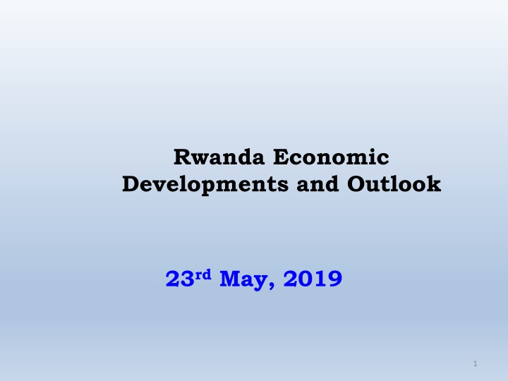 rwanda economic developments and outlook