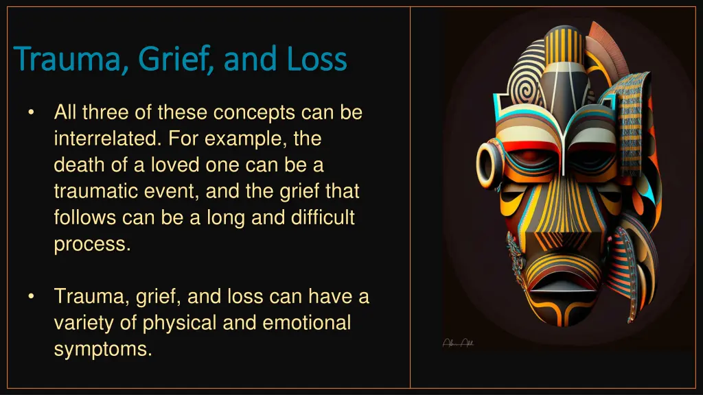 trauma grief and loss trauma grief and loss 1