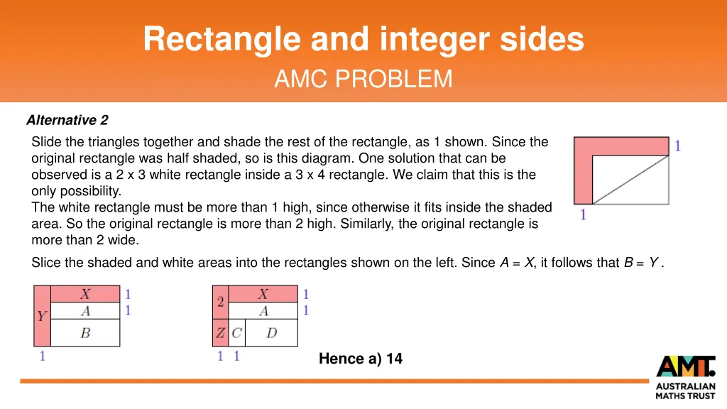 rectangle and integer sides 1