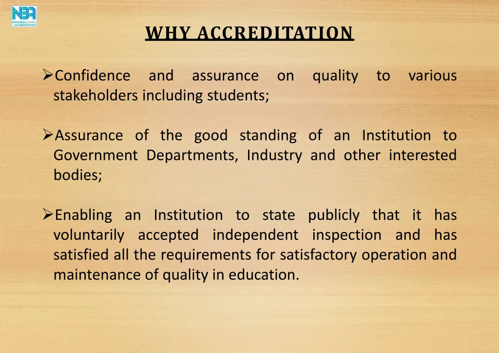 why accreditation 1