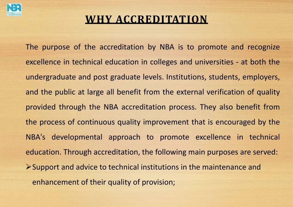 why accreditation