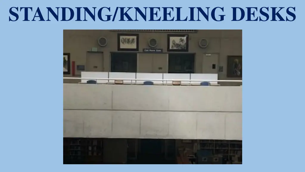 standing kneeling desks