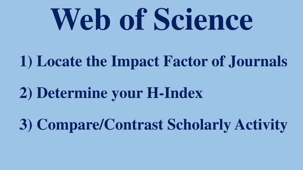 web of science