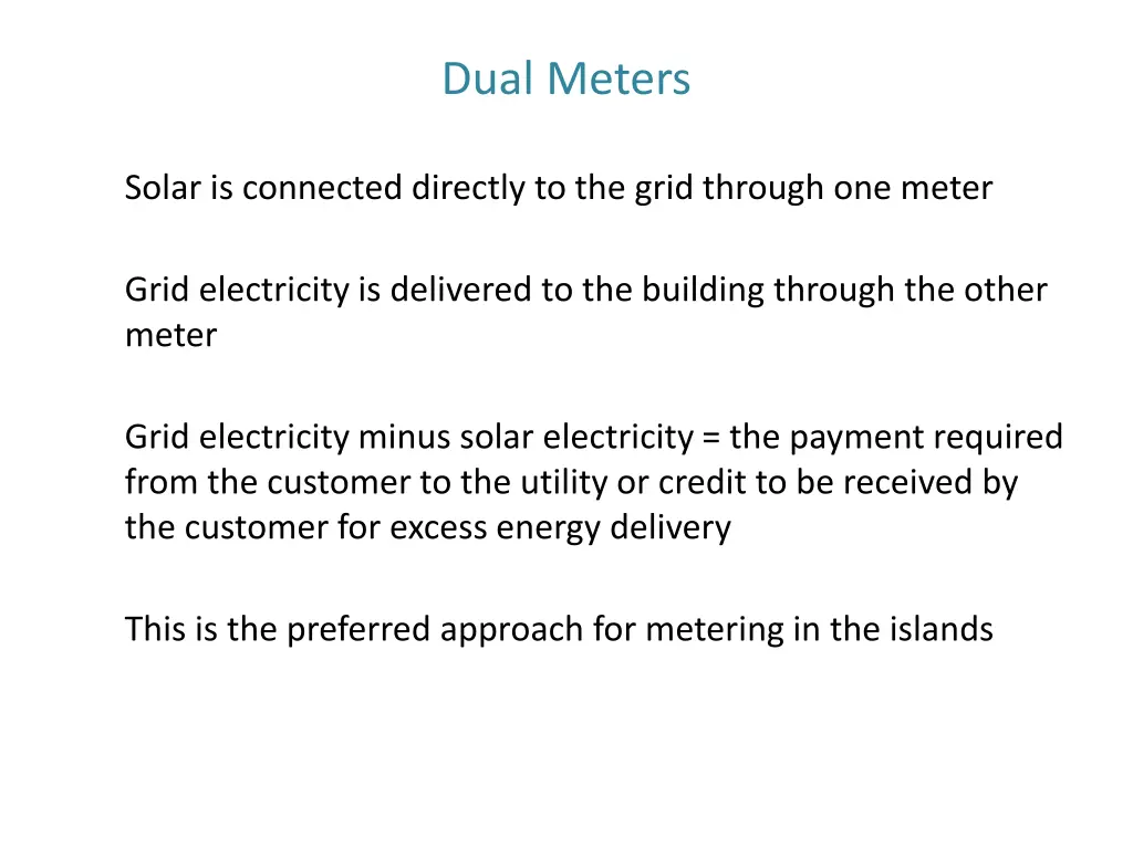 dual meters