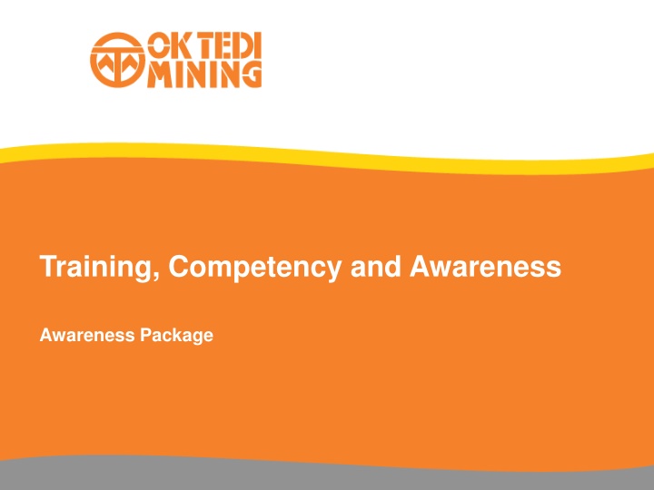 training competency and awareness