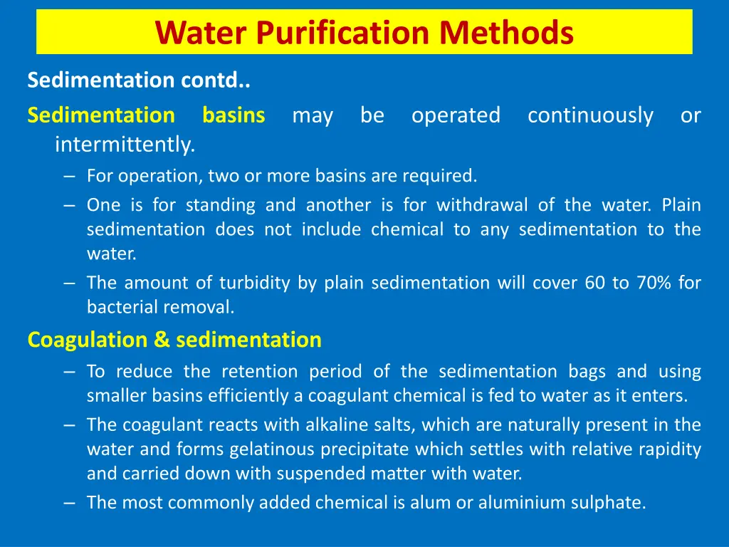 water purification methods 1