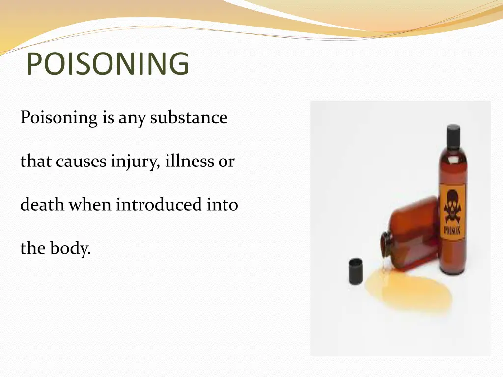 poisoning