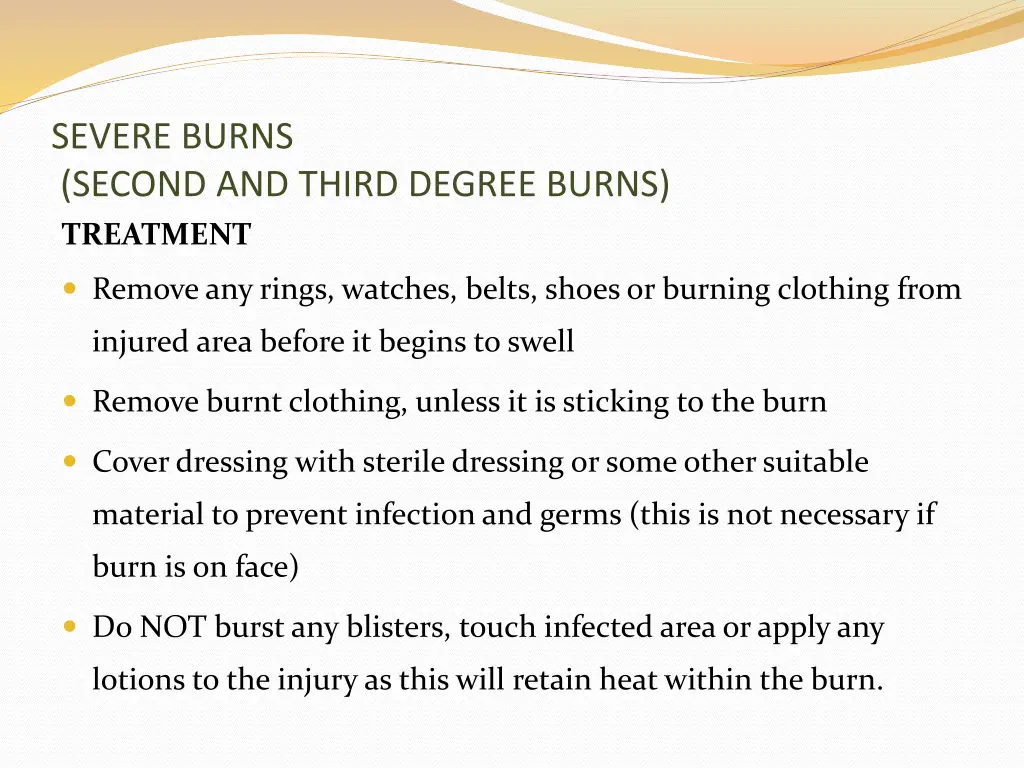 severe burns second and third degree burns 1