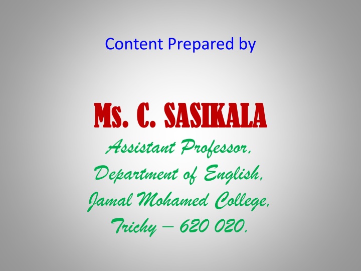 content prepared by