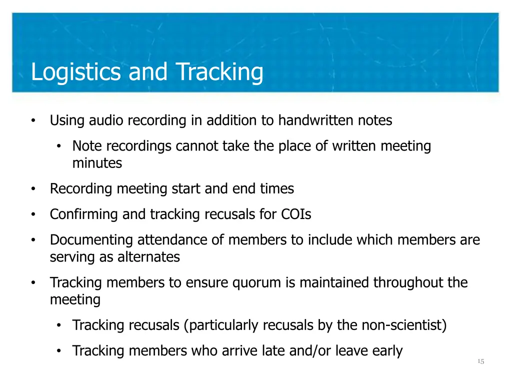 logistics and tracking