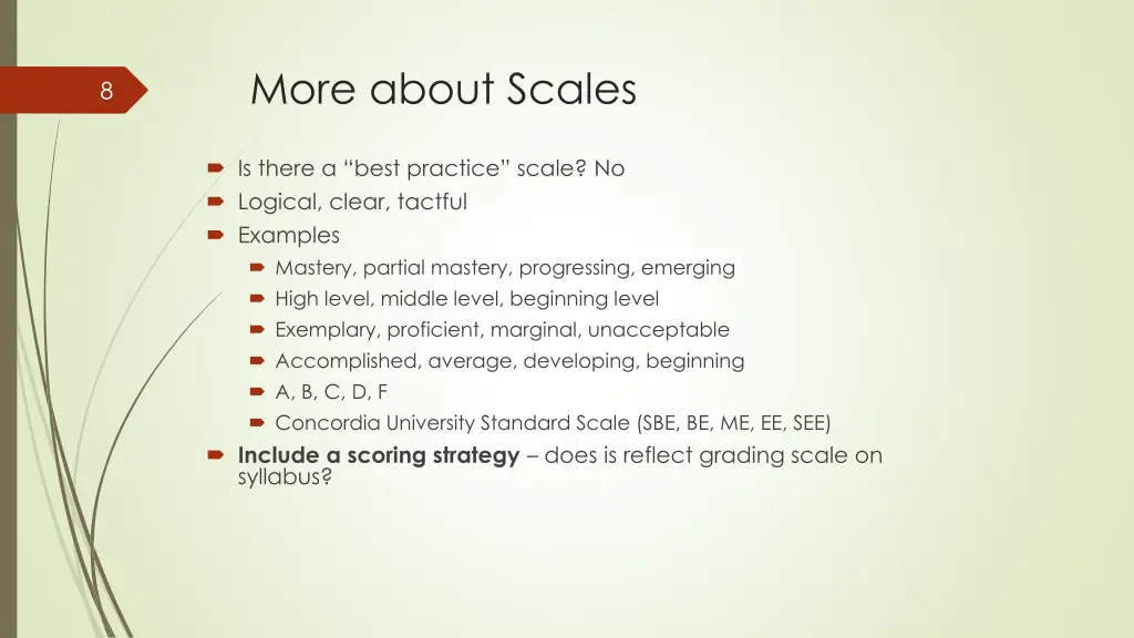 more about scales