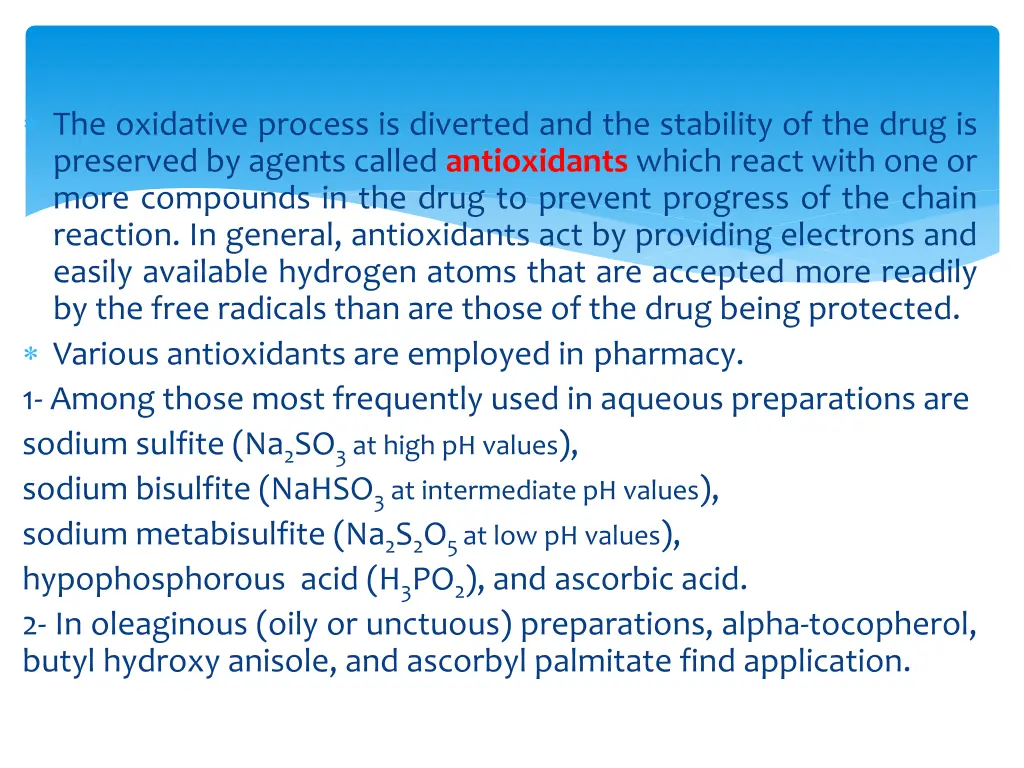 the oxidative process is diverted