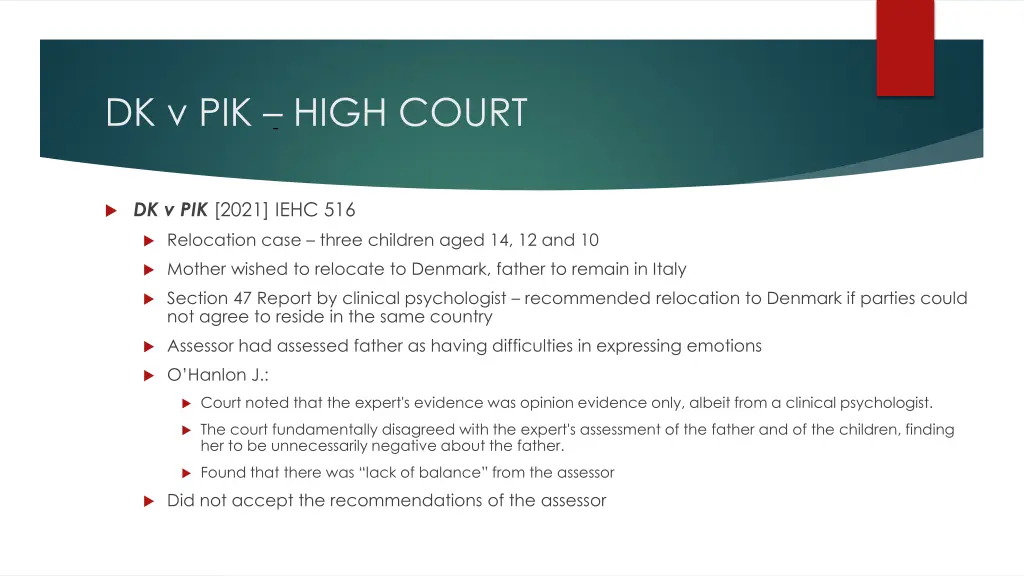 dk v pik high court