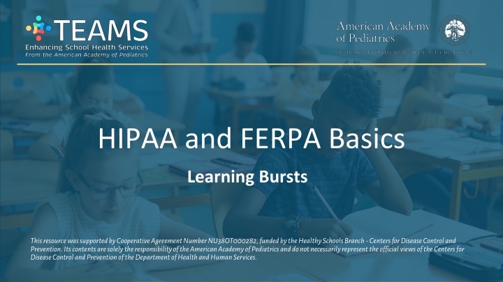 hipaa and ferpa basics