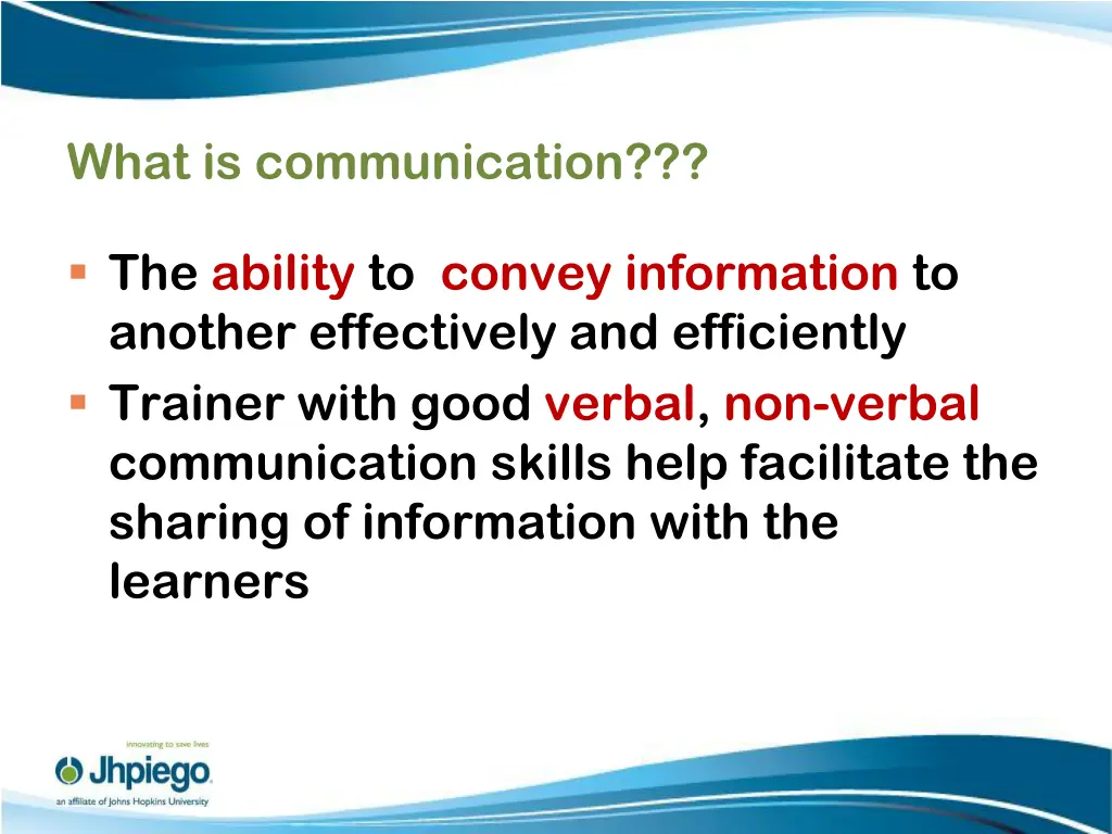 what is communication