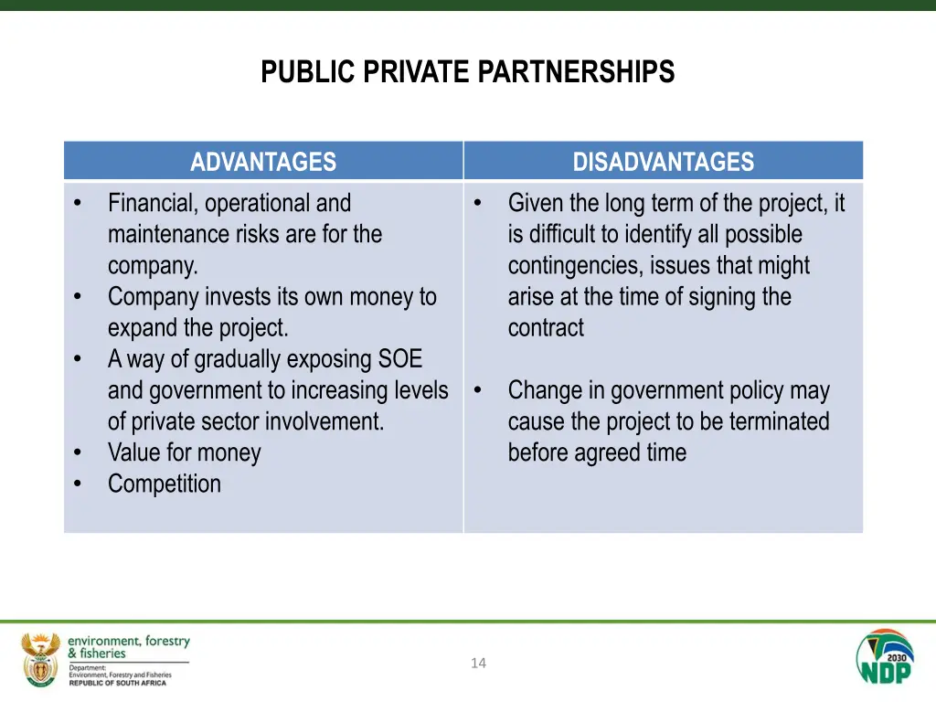 public private partnerships 1