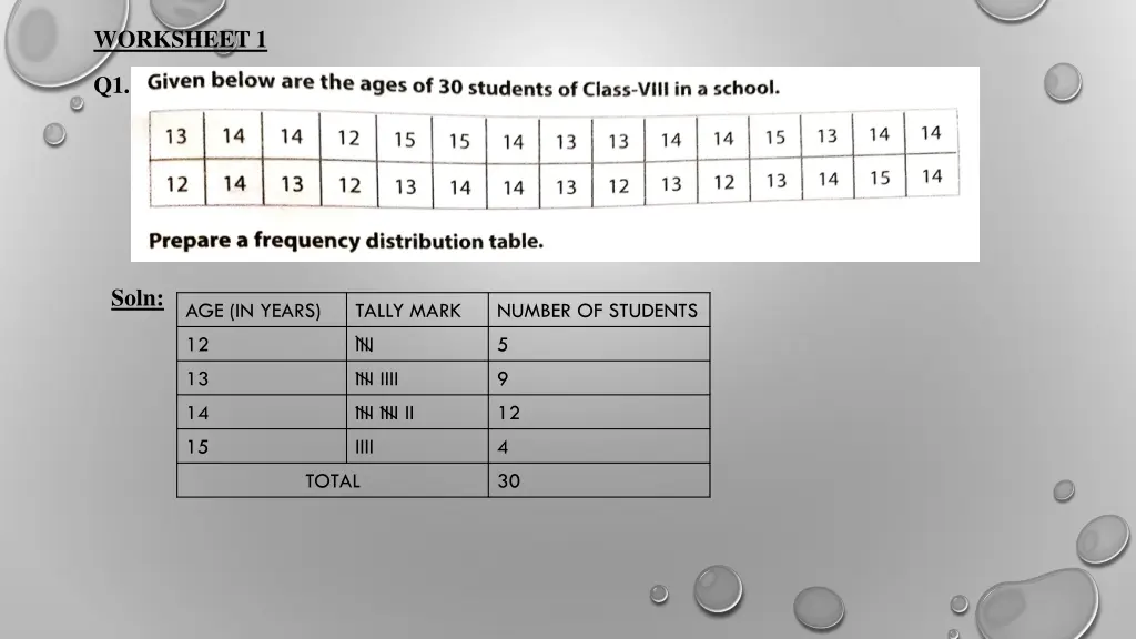 worksheet 1