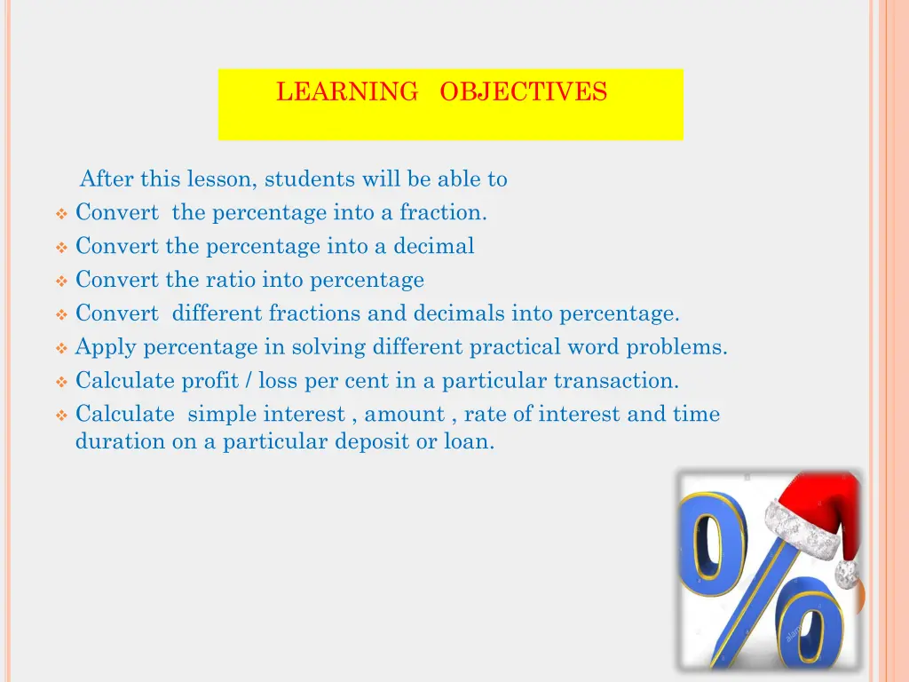 learning objectives