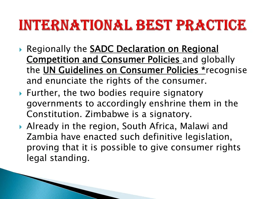 regionally the sadc declaration on regional