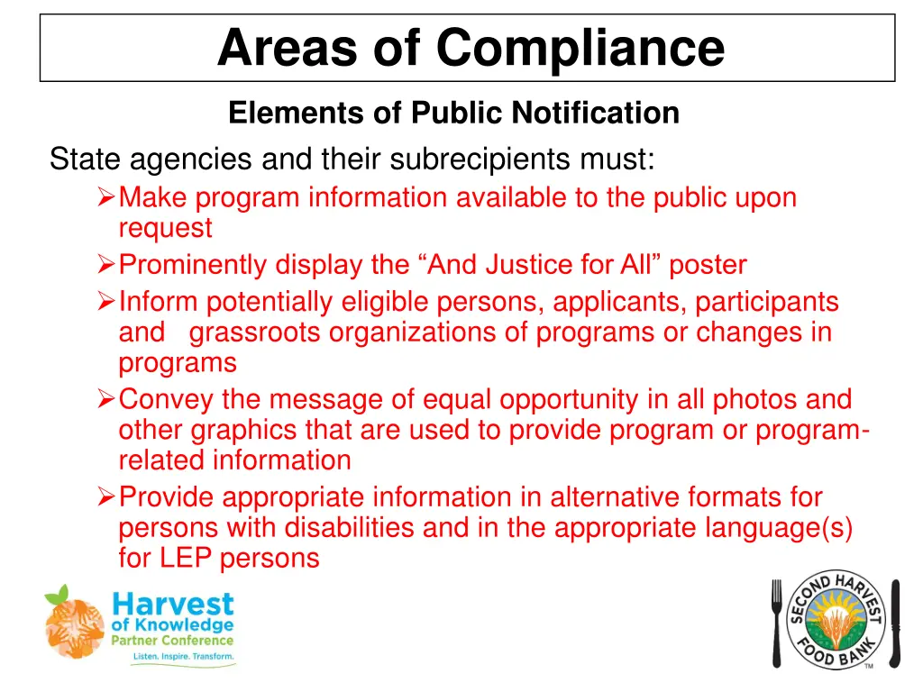 areas of compliance 2