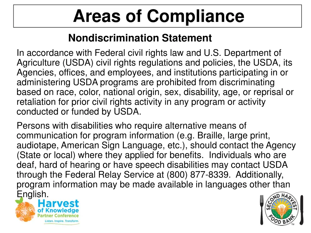 areas of compliance 3