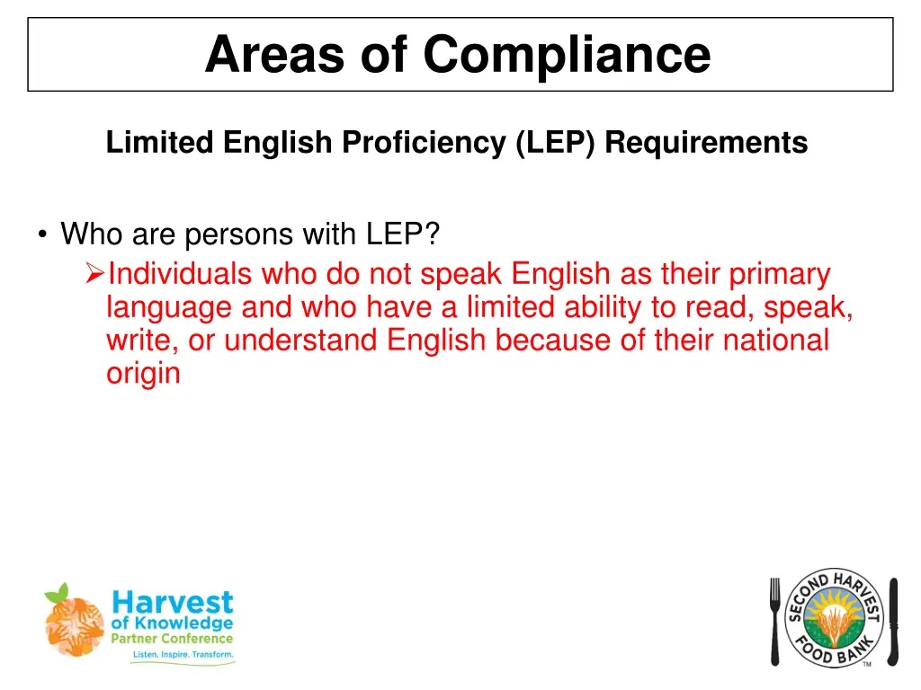 areas of compliance 7