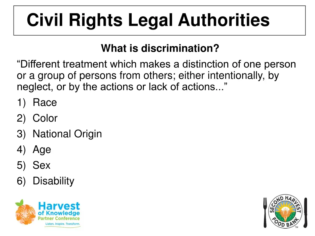 civil rights legal authorities 4