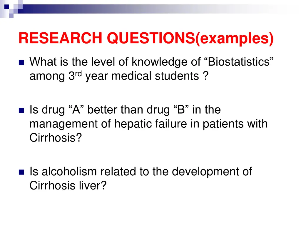 research questions examples