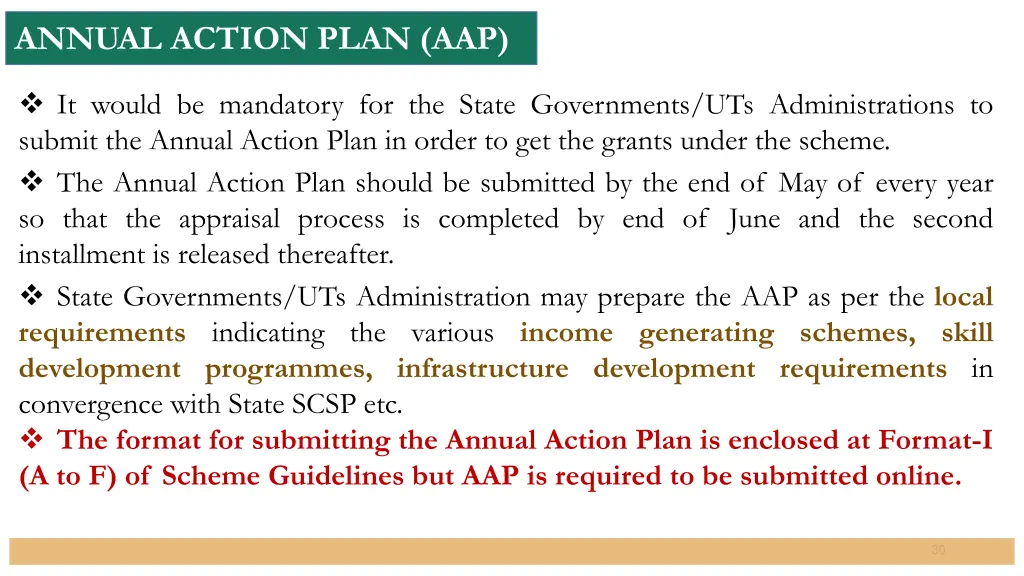 annual action plan aap