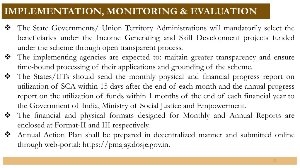 implementation monitoring evaluation