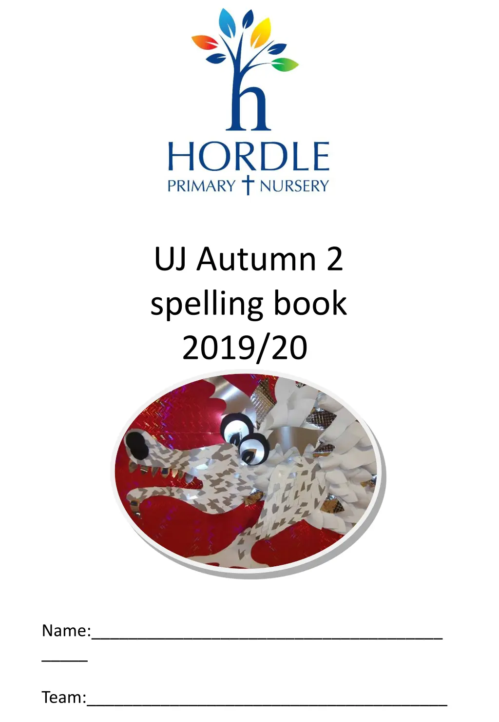 uj autumn 2 spelling book 2019 20